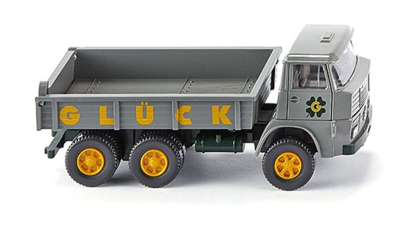 WIK042403 - HENSCHEL 6x4 con vassoio ribaltabile Grigio GLUCK - 1