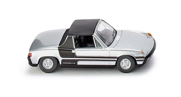 WIK079204 - VW PORSCHE 914 Argento e nero - 1