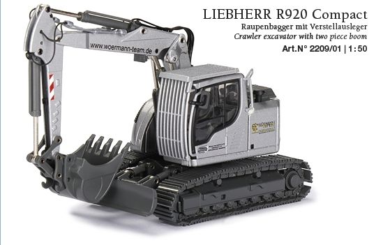 CON2209/01 - LIEBHERR R920 Grigio compatto - 1