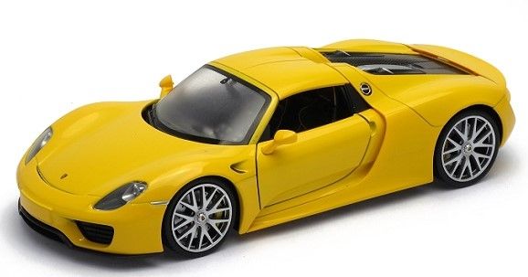 WEL24055WEL - PORSCHE 918 Spyder Hard Top 2015 giallo - 1