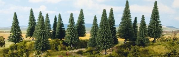 NOC24640 - 8 alberi di Natale da 10 a 14 cm - 1