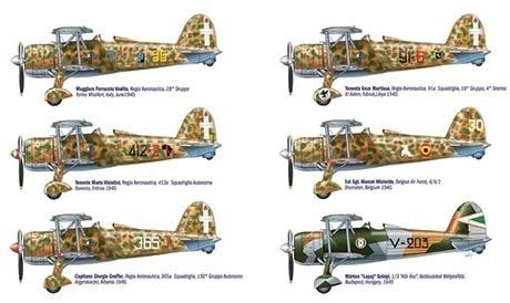 ITA2702 - CR.42 Falco Aces pialla da montare e verniciare - 1
