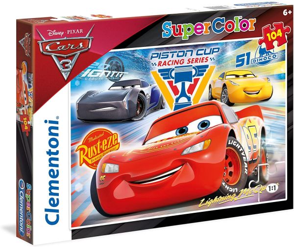 CLE27072 - Puzzle 104 pezzi AUTO 3 - 1