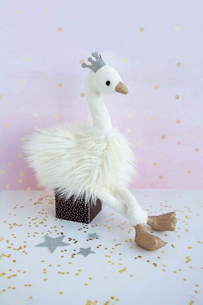HO2787 - Cigno di peluche 45 cm - 1