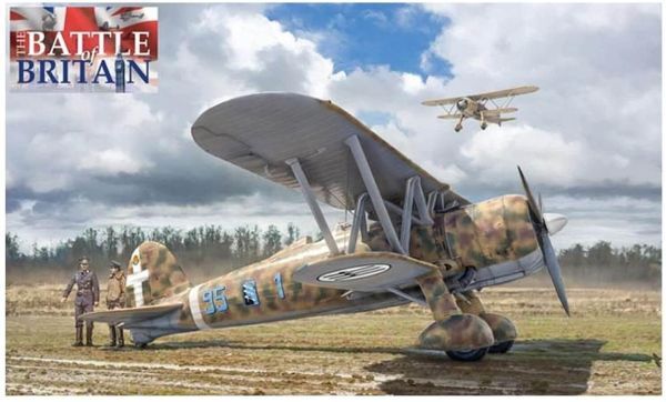 ITA2801 - FIAT CR 42 Falco aereo da montare e verniciare - 1