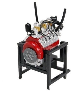 PHT28010M - Motore a testa piatta FORD V8 rosso - 1