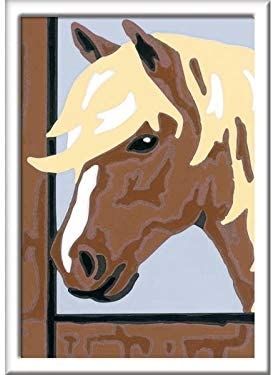 RAV29661 - Numero d'arte - Grazioso pony - 8;5 x 12 cm - 1