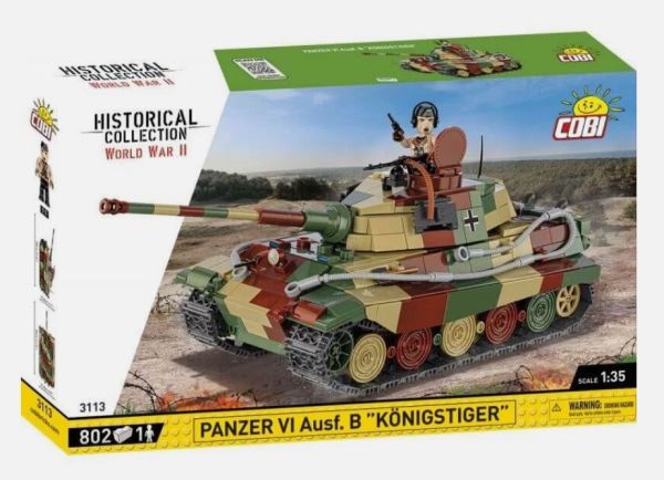 COB3113 - Carro armato PANZER VI Ausf.B - KÖNIGSTIGER - 802 Parti - 1