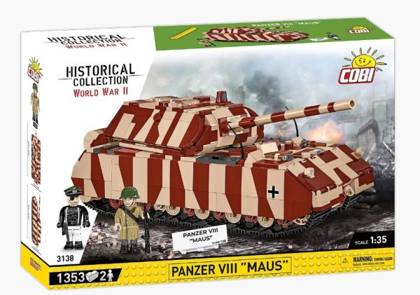 COB3138 - Carro armato PANZER VIII Maus - 1353 pezzi - 1