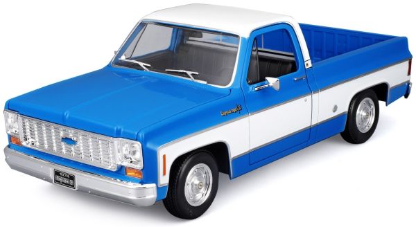 MST31467BU - Chevrolet C10 Cheyenne Super del 1974, blu e bianca - 1