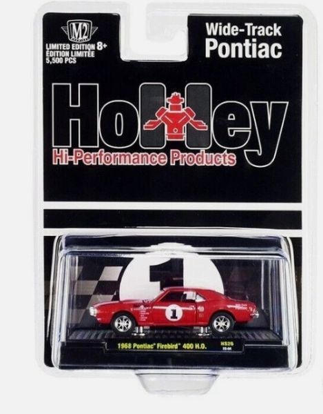 M2M-31500-HS26 - PONTIAC Firebird 400 HO 1968 rosso HOLLEY in blister - 1