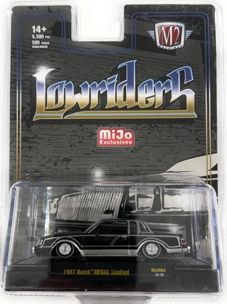 M2M-31500-MJS69 - BUICK Regal Limited 1987 LOWRIDERS nere in blister - 1