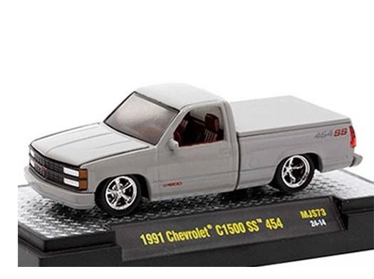 M2M-31500-MJS73 - CHEVROLET C1500 SS 454 1991 grigio in blister - 1