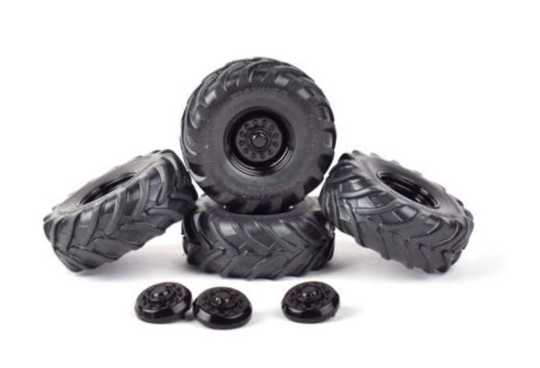 AT3200129 - 4 TRELLEBORG TM3000 Cerchioni VF Wheels 620/70R26 neri - 1