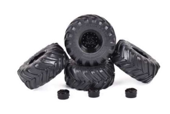 AT3200205 - 4 pneumatici MICHELIN Mega Xbib 750/560-R26 con cerchi neri - 1