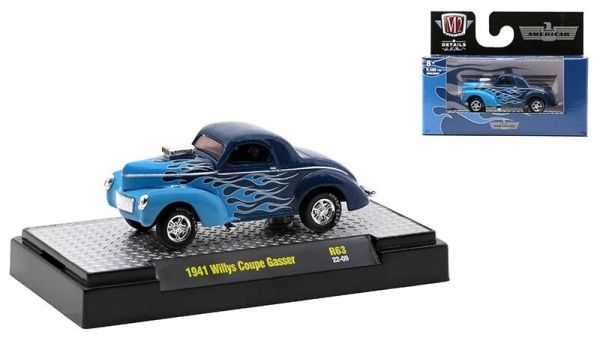 M2M-32600-63-F - WILLYS Gasser Coupé del 1941, blu - 1