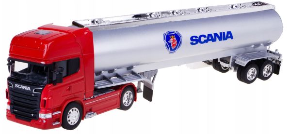 WEL32672ROUGE - SCANIA R730 V8 4x2 (Rosso) con autocisterna a 2 assi - 1