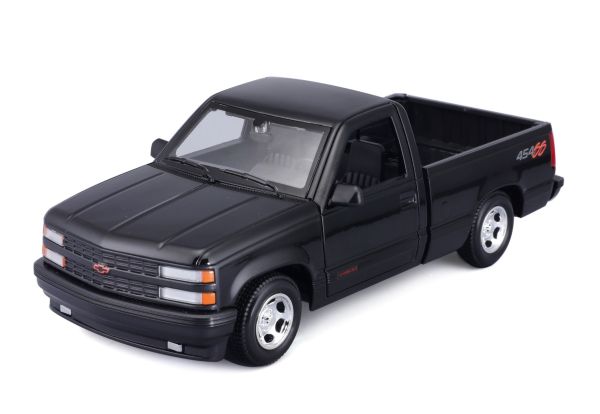 MST32901BK - Chevrolet 454 SS pickup del 1993, colore nero. - 1