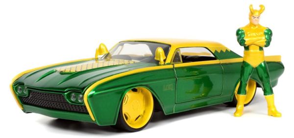 JAD33357 - Thunderbird FORD con figura verde LOKI 1963 MARVEL - 1