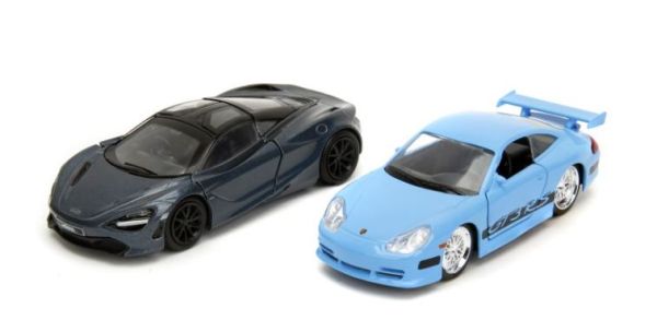 JAD34250 - PORSCHE 996 GT3 RS Blu e McLAREN 720S Nera FAST & FURIOUS - 1