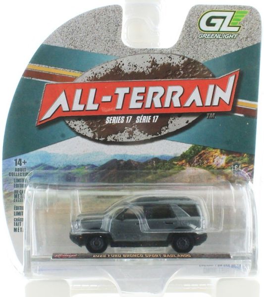 GREEN35310-F-GRIS - FORD Bronco Sport Badlands del 2022 (grigio) - Serie ALL-TERRAIN (confezione blister) - 1
