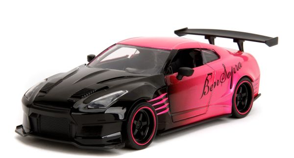 JAD35500 - NISSAN GTR 2009 Nero e rosa - BEN SOPRA - PINK SLIPS - 1