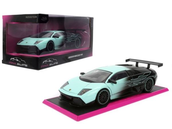 JAD35516 - LAMBORGHINI Murcielago LP640 Nero e Blu PINK SLIPS - 1