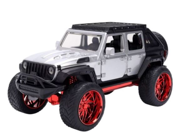 JAD36018 - JEEP Wrangler rialzata grigia PINK SLIPS - 1