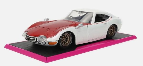 JAD36029 - TOYOTA 2000GT Starlight 1967 Bianco e rosso - PINK SLIPS - 1