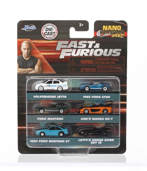 JAD36579 - 6 veicoli nano - VOLKSWAGEN - FORD - MAZDA - DODGE - 1