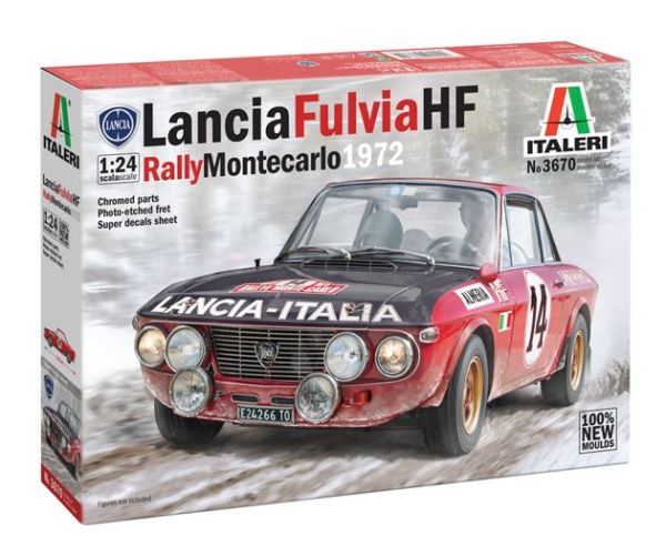 ITA3670 - LANCIA Fulvia HF #14 Rally di Monte Carlo 1972 da assemblare e dipingere - 1
