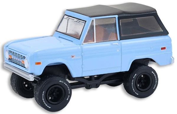 GREEN37330-F - Ford Bronco Custom SUV del 1972, blu, della serie Barrett-Jackson - 1