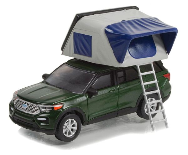 GREEN38030-F - FORD explorer limited 2022 della serie THE GREAT OUTDOORS in blister - 1