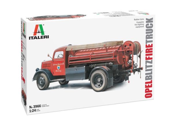 ITA3966 - Camion dei pompieri OPEL Blitz da assemblare e dipingere - 1