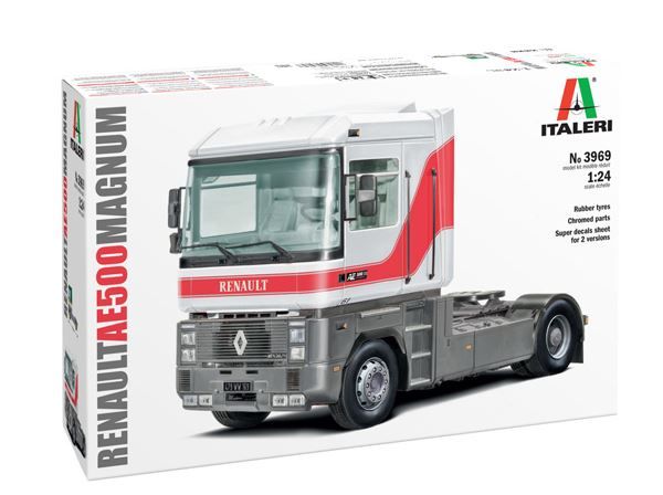 ITA3969 - RENAULT AE500 Magnum 4x2 Bianco Da assemblare e dipingere - 1