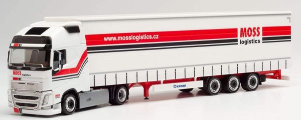 HER311854 - VOLVO FH Globetrotter 4x2 con rimorchio telonato 3 assi MOSS Logistic - 1