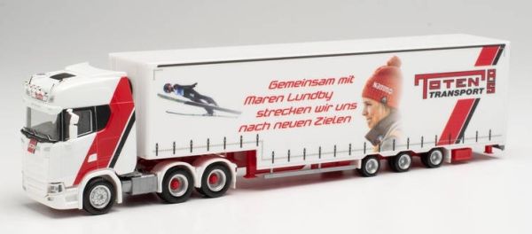 HER313988 - SCANIA CS 20 HD 6x4 con rimorchio 3 assi TOTEN Transport - 1