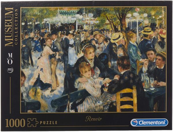 CLE31412 - Puzzle 1000 pezzi Bal du moulin de la galette - 1