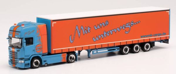 HER314800 - SCANIA R `13 4x2 con rimorchio MB Cargo 3 assi - 1