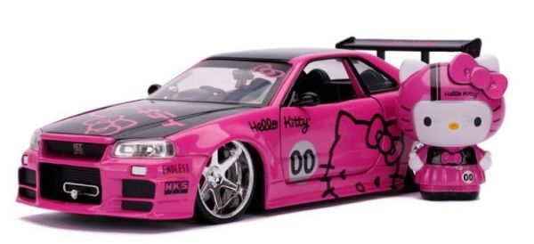 JAD31613 - 2002 NISSAN Skyline GT-R con figura di Hello Kitty - 1