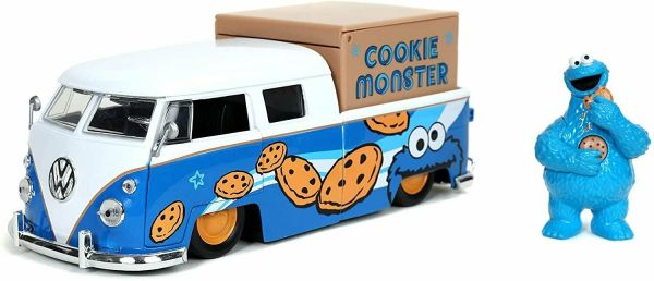 JAD31751 - Autobus VOLKSWAGEN del 1962 con figura Monster Cookie - 1