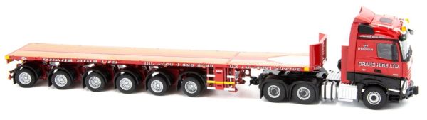 IMC32-0039 - MERCEDES Arocs 8x4 con pianale 6 assi NOLEGGIO GRU - 1