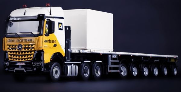 IMC32-0141 - MERCEDES Arocs StramSpace 6x4 con piattaforma e container da 10 piedi AERTSSEN - 1