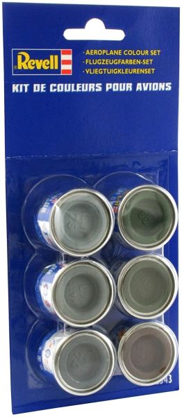 REV32343 - 6 vasetti di vernice smaltata 14 ml colori per aeroplani - 1