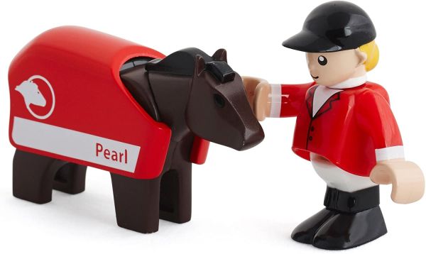 BRIO33793 - Cavaliere con il suo cavallo - 1
