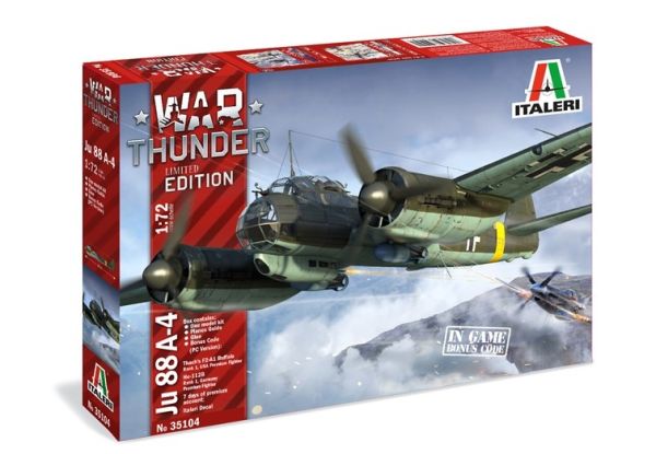 ITA35104 - Aircraft Junkers JU 88 A-4 WAR THUNDER da assemblare e dipingere - 1