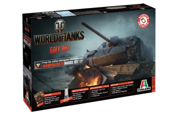 ITA36510 - Carro armato Jagdpanzer IV WORLD OF TANKS da assemblare e verniciare - 1