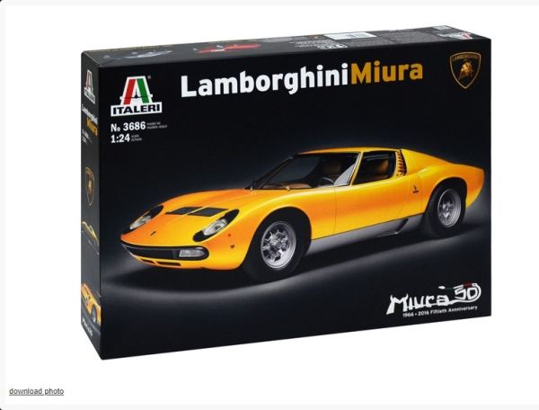 ITA3686 - LAMBORGHINI Miura da montare e verniciare - 1