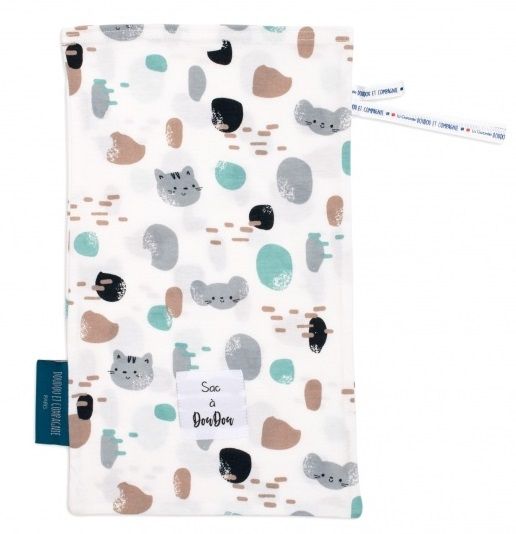 DC3766-1 - MY SAC A DOUDOU in cotone - fantasia gatto e topo - 1