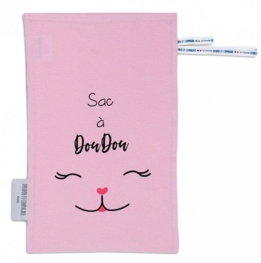 DC3767-1 - MY SAC A DOUDOU in cotone - rosa divertente - 1
